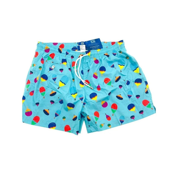 NEW Giorgio's of Palm Beach Men's Size XXL Blue Swim Trunks Italy - Picture 1 of 11
